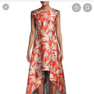 Sachin & Babi Masha Floral High-Low Dress Red